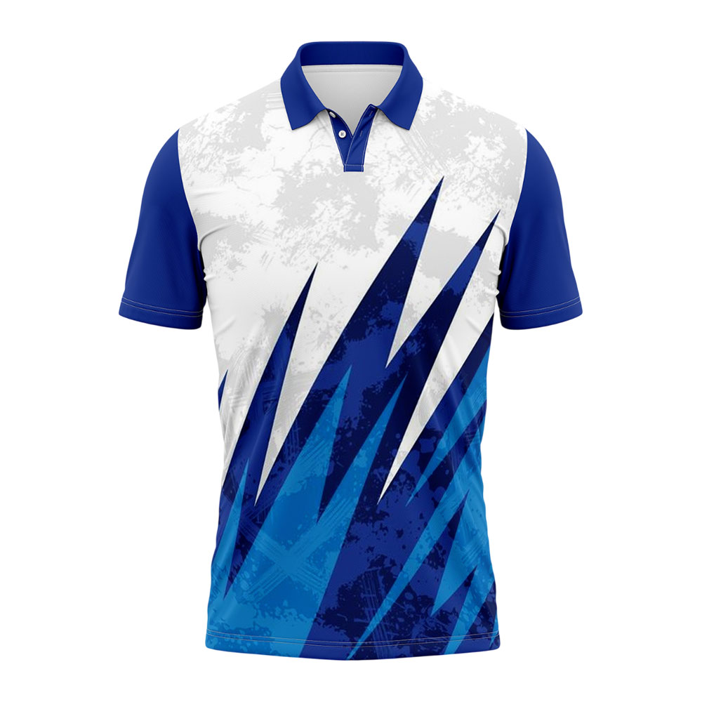 Blue and White Polo