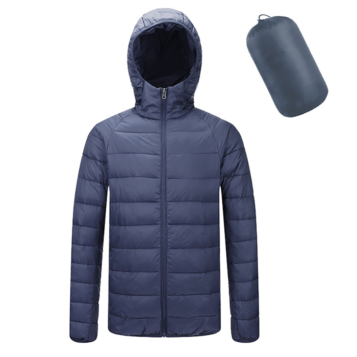 Dark Blue Puffer Jacket