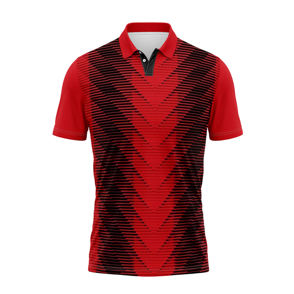 Red and Black Polo