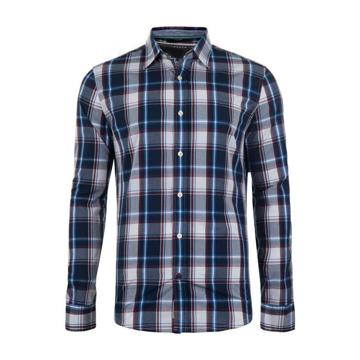 Blue and White Shirt