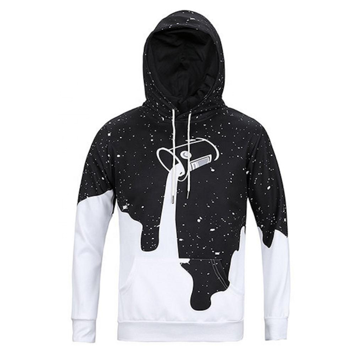 Black and White Hoodie