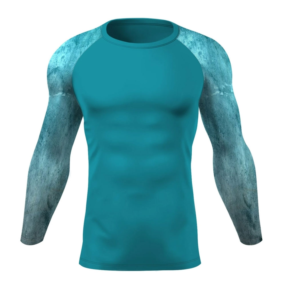 Ocean Blue Compression Shirt